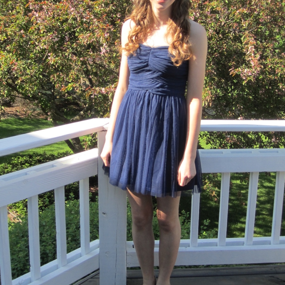 Blue party dress